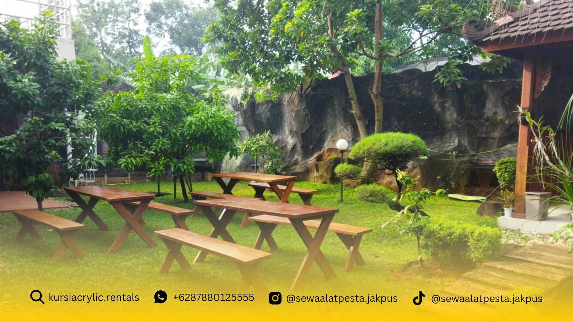 Sewa Kursi Rawa Barat Kebayoran Baru Jakarta Selatan