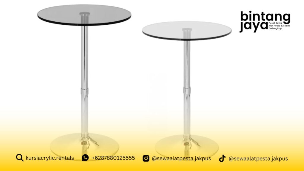Sewa Meja Bar Kaca Jakarta
