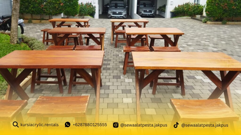 Sewa Meja Kursi Taman Single Bangku Taman Jakarta