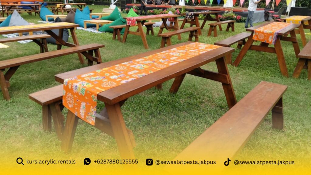 Sewa Meja Kursi Bangku Taman Jakarta