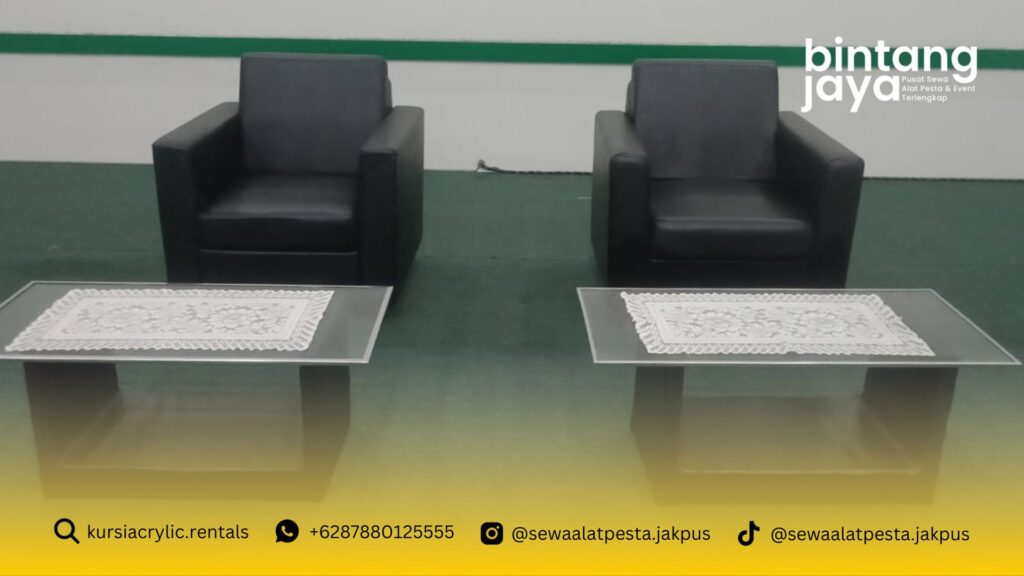 Sewa Meja Minimalis VIP Kaca Jakarta