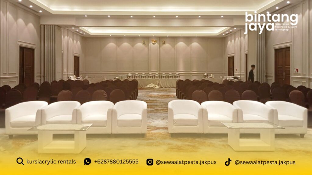 Sewa Meja Minimalis VIP Kaca Jakarta
