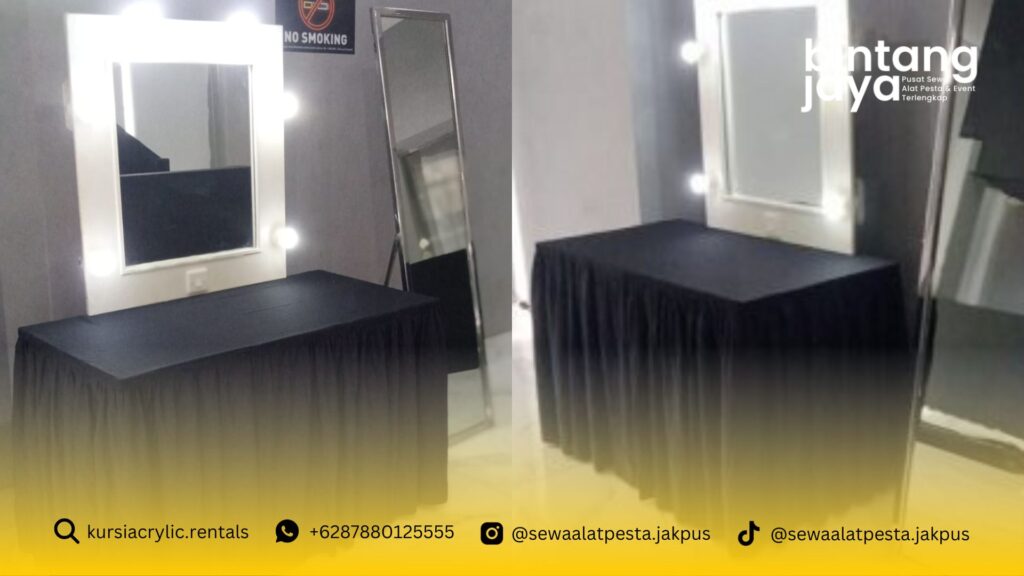 Sewa Meja dan Kaca Rias Jakarta Murah