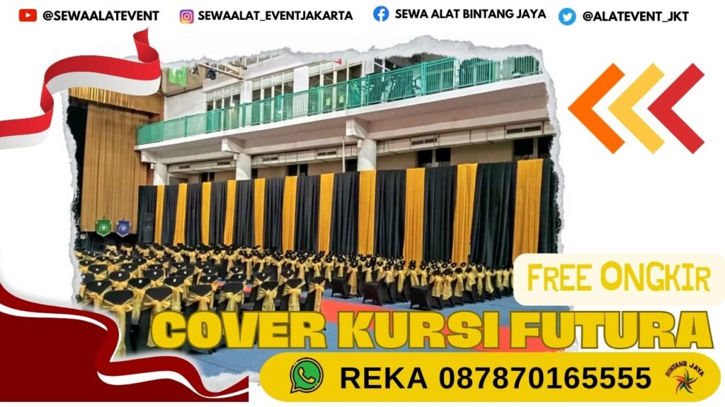 SEWA COVER KURSI FUTURA WARNA WARNI JAKARTA