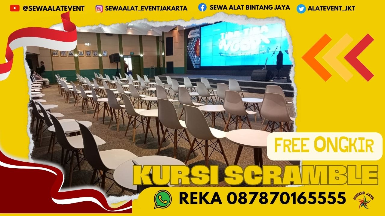 MURAH! SEWA KURSI SCRAMBLE CARINGIN BOGOR