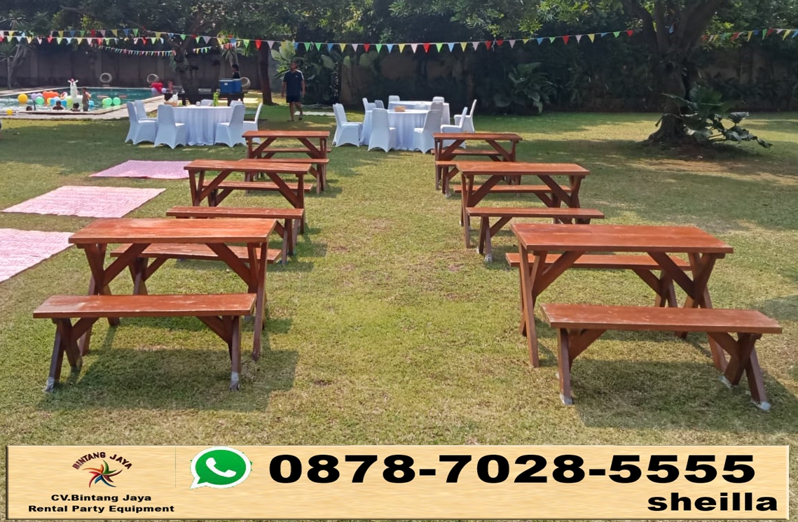 Sewa meja taman extra meja minimalis Jakarta Selatan