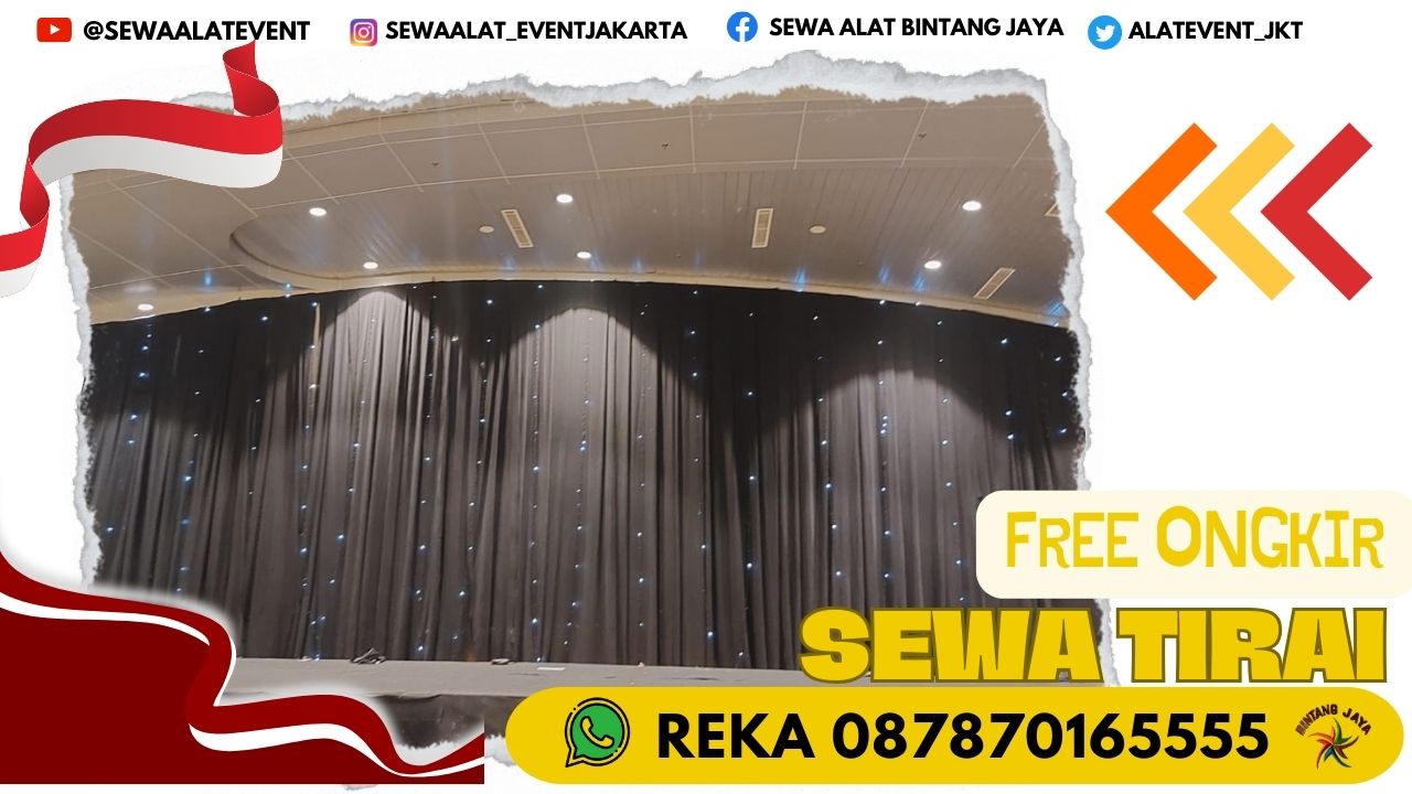 SEWA TIRAI PENUTUP DINDING KAWASAN INDUSTRI GOBEL BEKASI JAWA BARAT