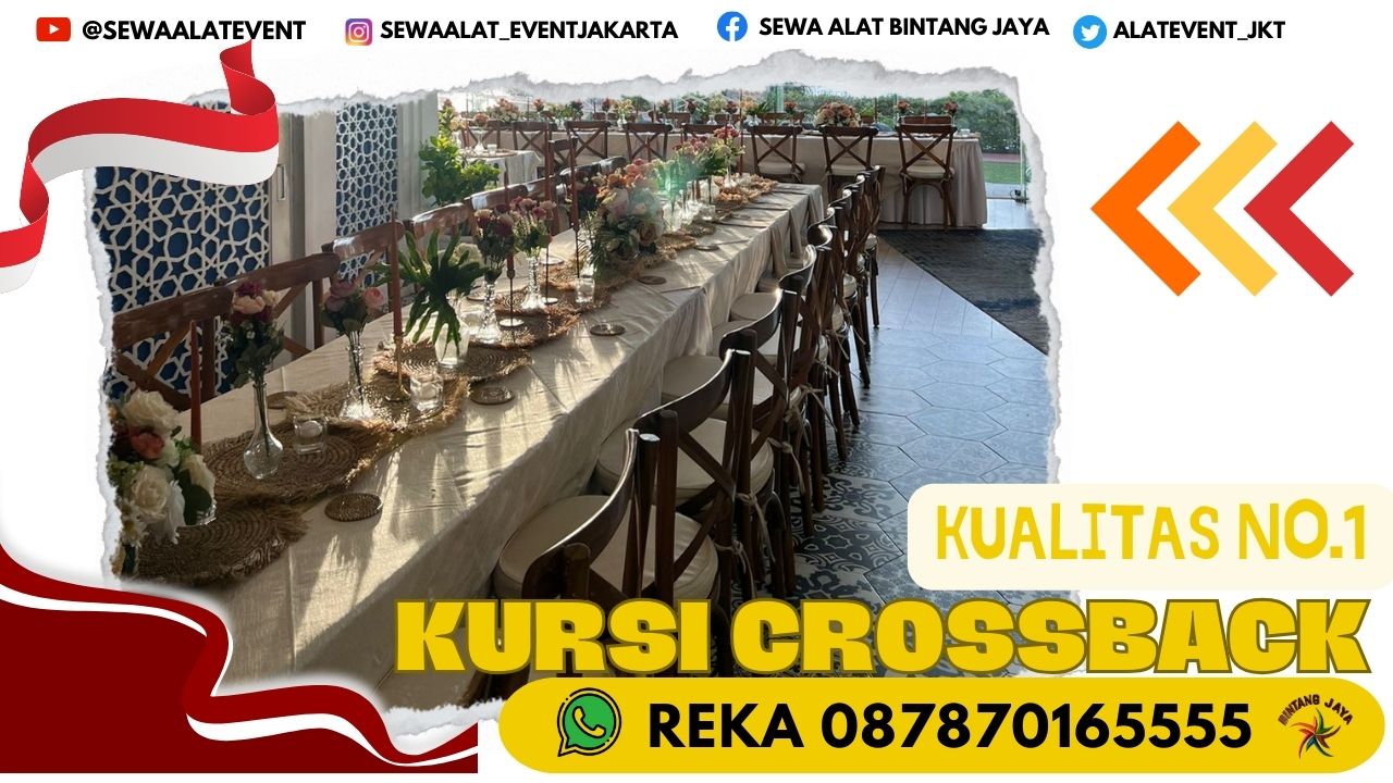 SEWA KURSI SCROSSBACK DESAIN MEWAH MM2100 CIBITUNG BEKASI