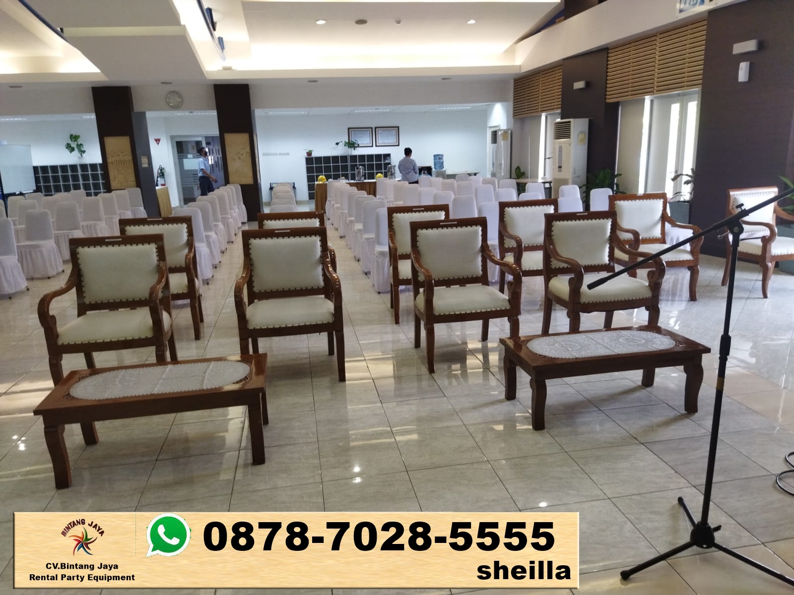 Sewa kursi VIP Jokowi Karawang International Industrial City Bekasi