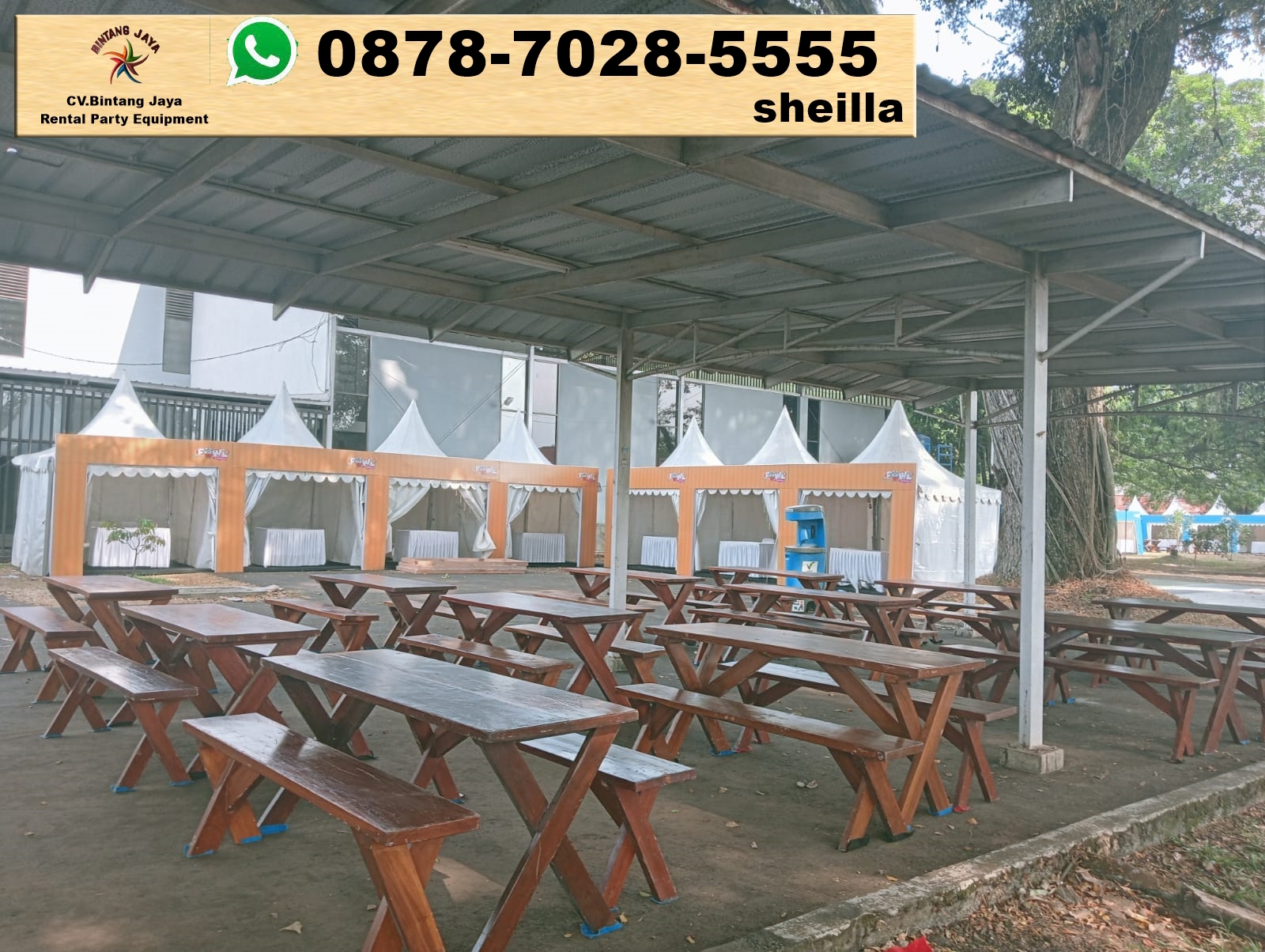 Sewa kursi taman extra sewa murah MM2100 Cibitung Bekasi