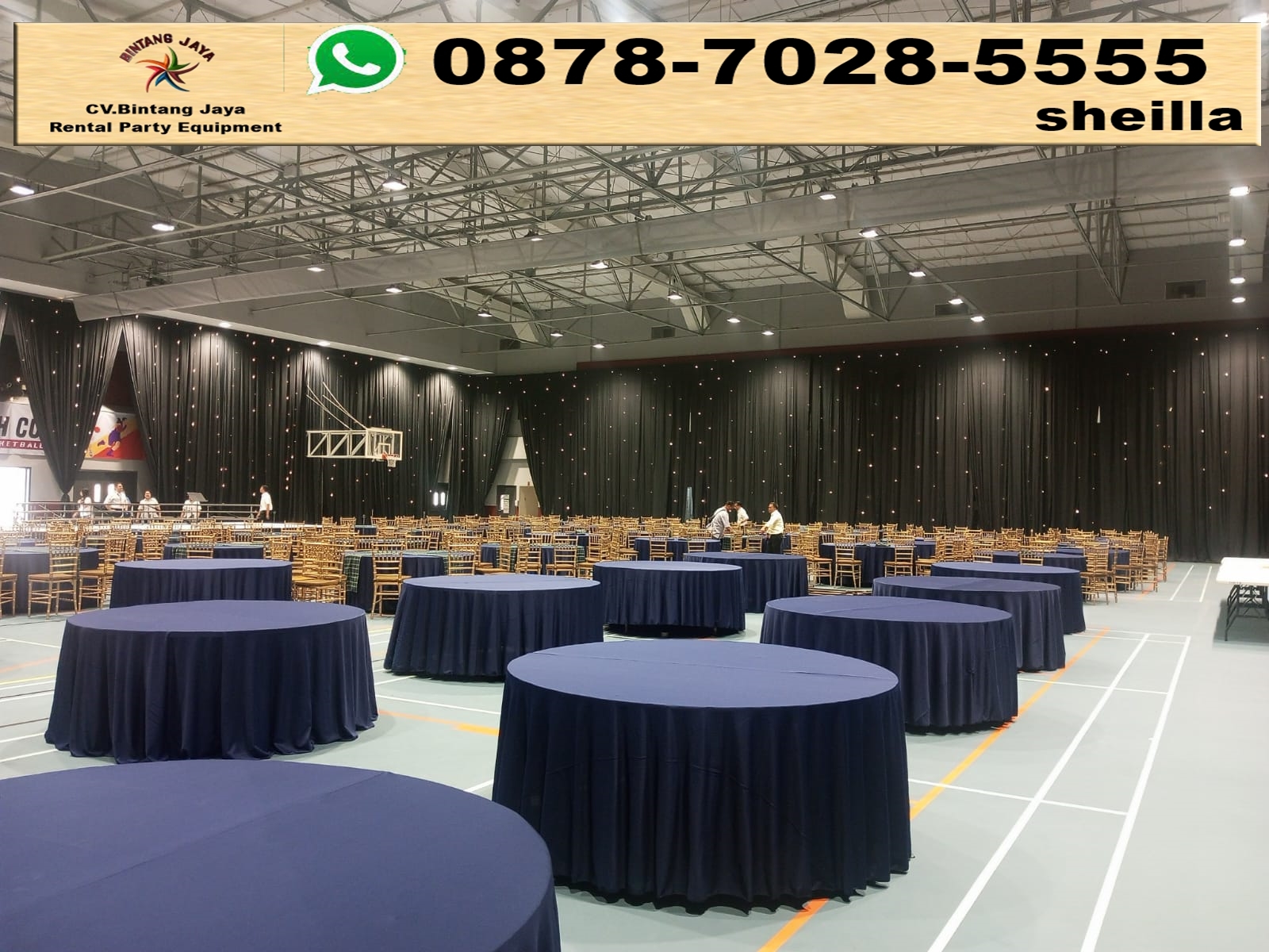 Sewa round table D160 Kawasan Industri Indotaisei Karawang