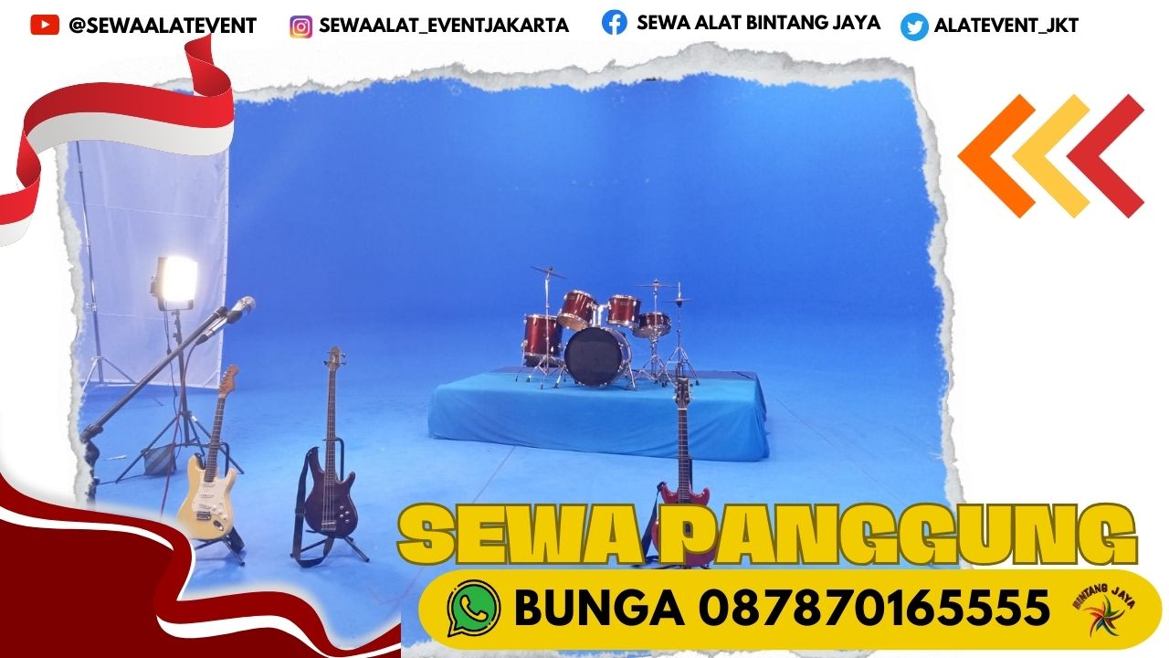 SEWA PANGGUNG OUTDOOR EVENT PAMERAN RESPOND CEPAT JAKARTA