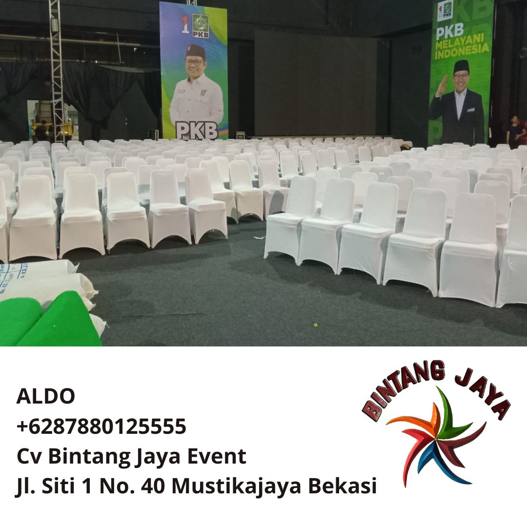 Sewa Cover Kursi Susun Futura Cikampek