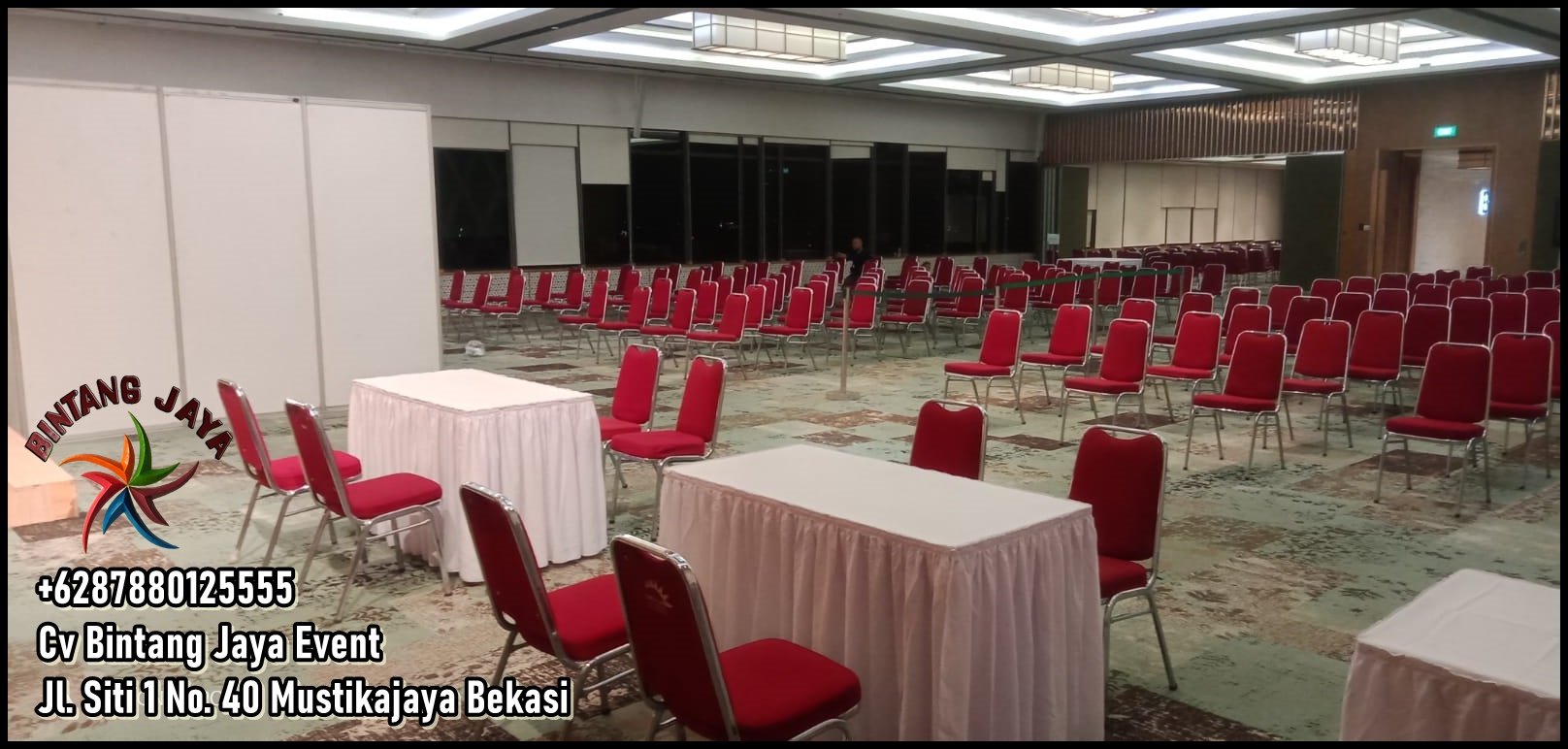 Sewa Meja Kotak D120cm Suryacipta Subang Smartpolitan
