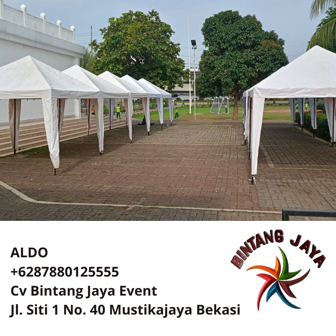 Sewa Tenda Sarnafil Atap Lancip Terdekat Siap Antar Beji Depok