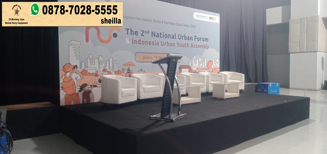 Sewa panggung portable Suryacipta Subang Smartpolitan