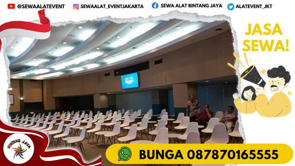 SEWA KURSI SCRAMBLE BAHAN PLASTIK BATUCEPER TANGERANG