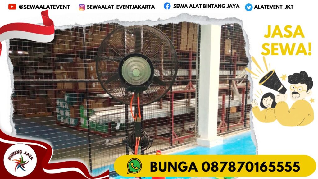 SEWA MISTYFAN SIAP PAKAI MENDINGINKAN EVENT DEPOK JAWA BARAT