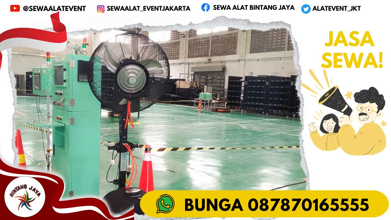 SEWA MISTYFAN SIAP PAKAI MENDINGINKAN EVENT DEPOK JAWA BARAT