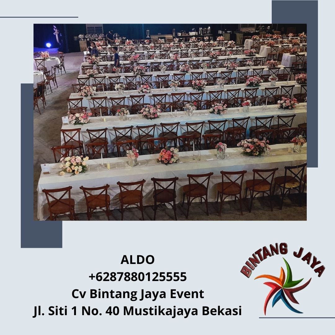 Sewa Kursi Crossback Termurah Di Kawasan Industri Kujang Cikampek Karawang