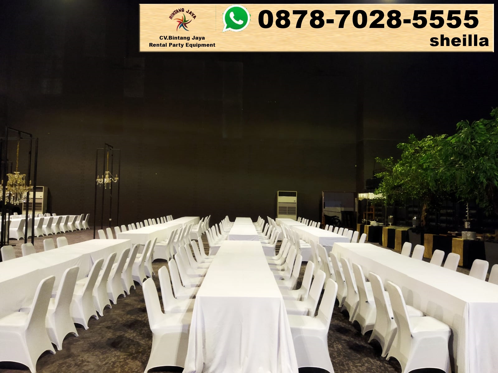 Sewa kursi futura dan long table Tanggerang Banten
