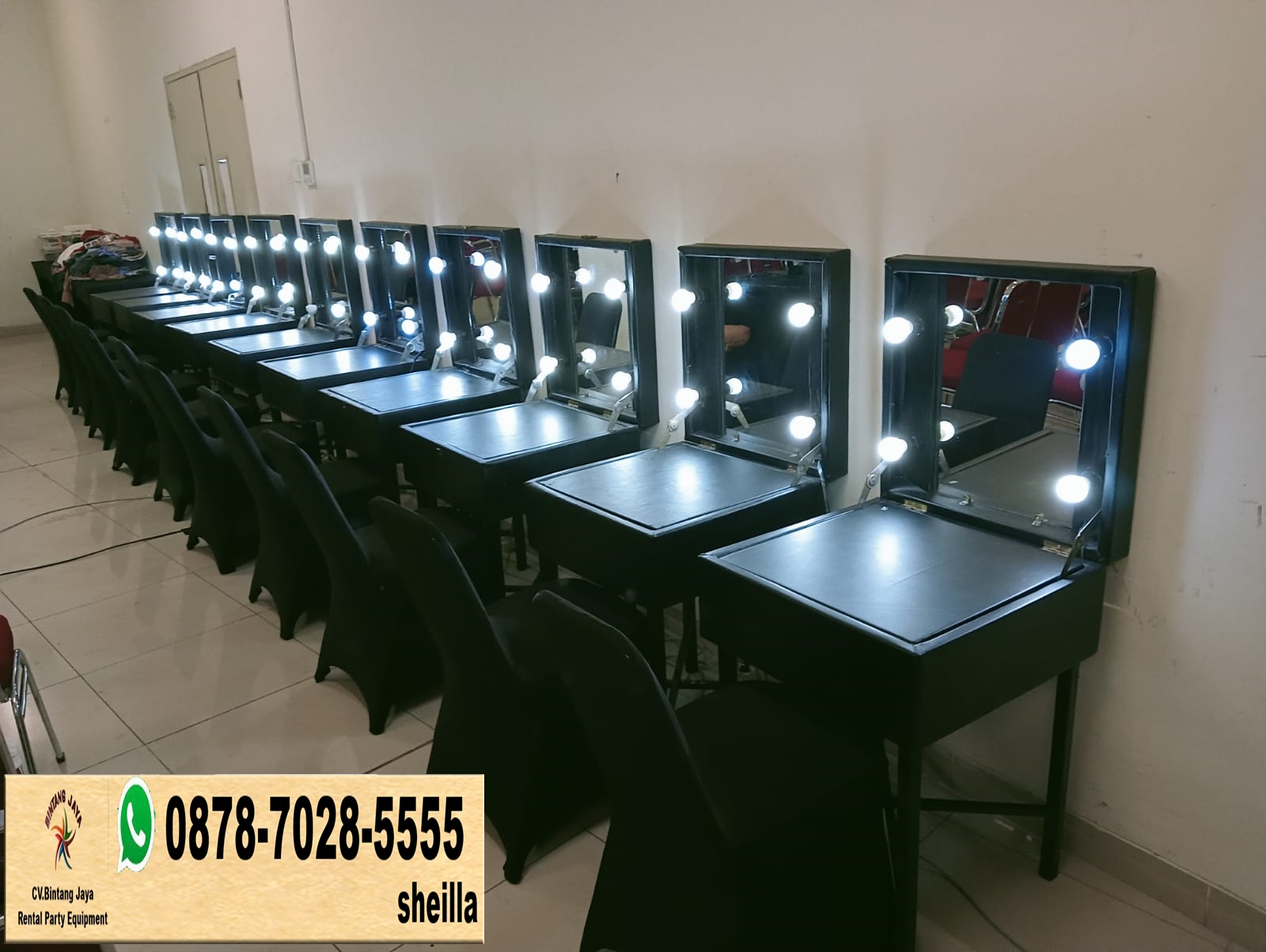 Sewa meja rias portable siap antar Cinere Depok