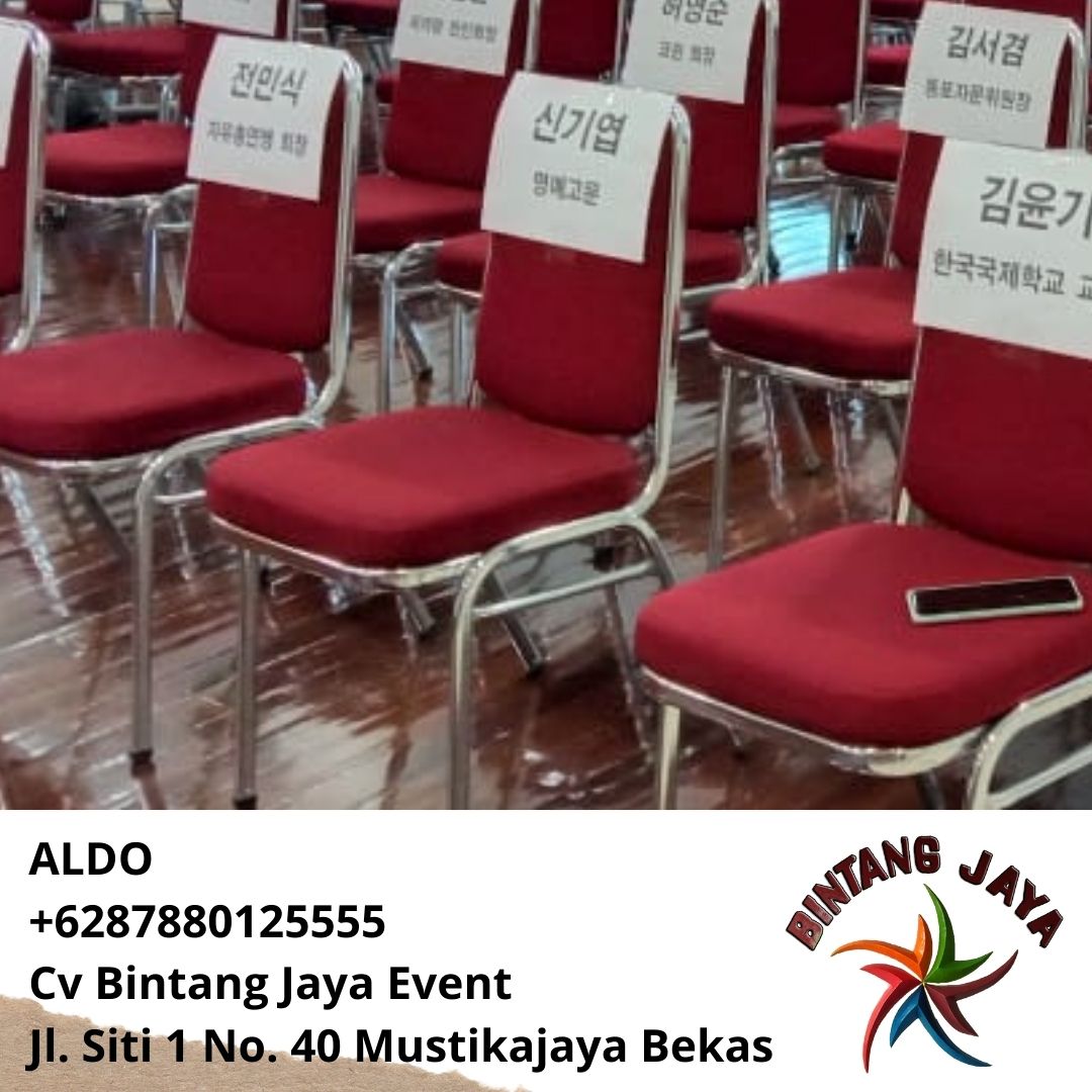 Disewakan Kursi Event Pesta Jakarta Harga Terkini
