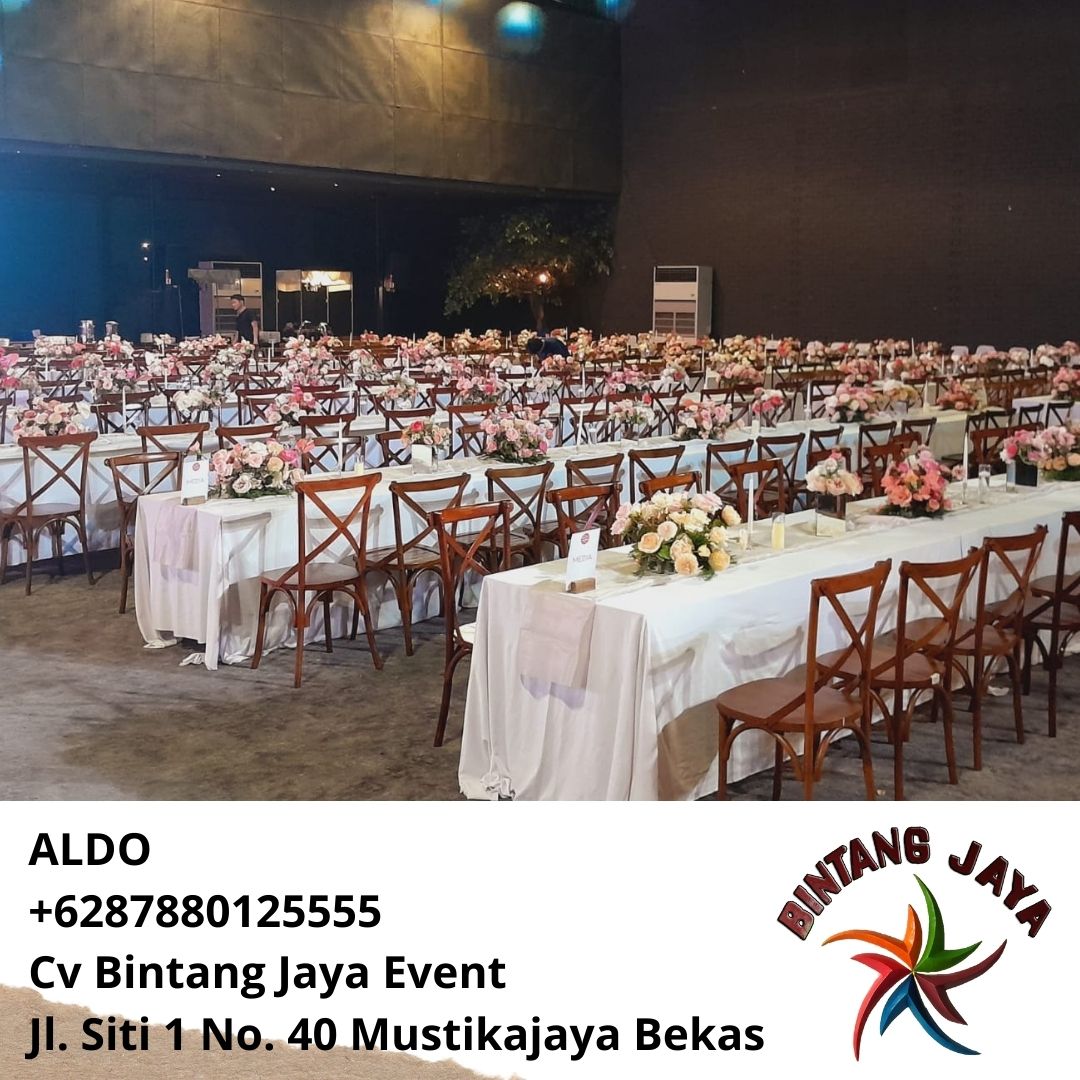 Harga Sewa Kursi Cross Back Terbaru Promo Awal Tahun 2024 Tangerang
