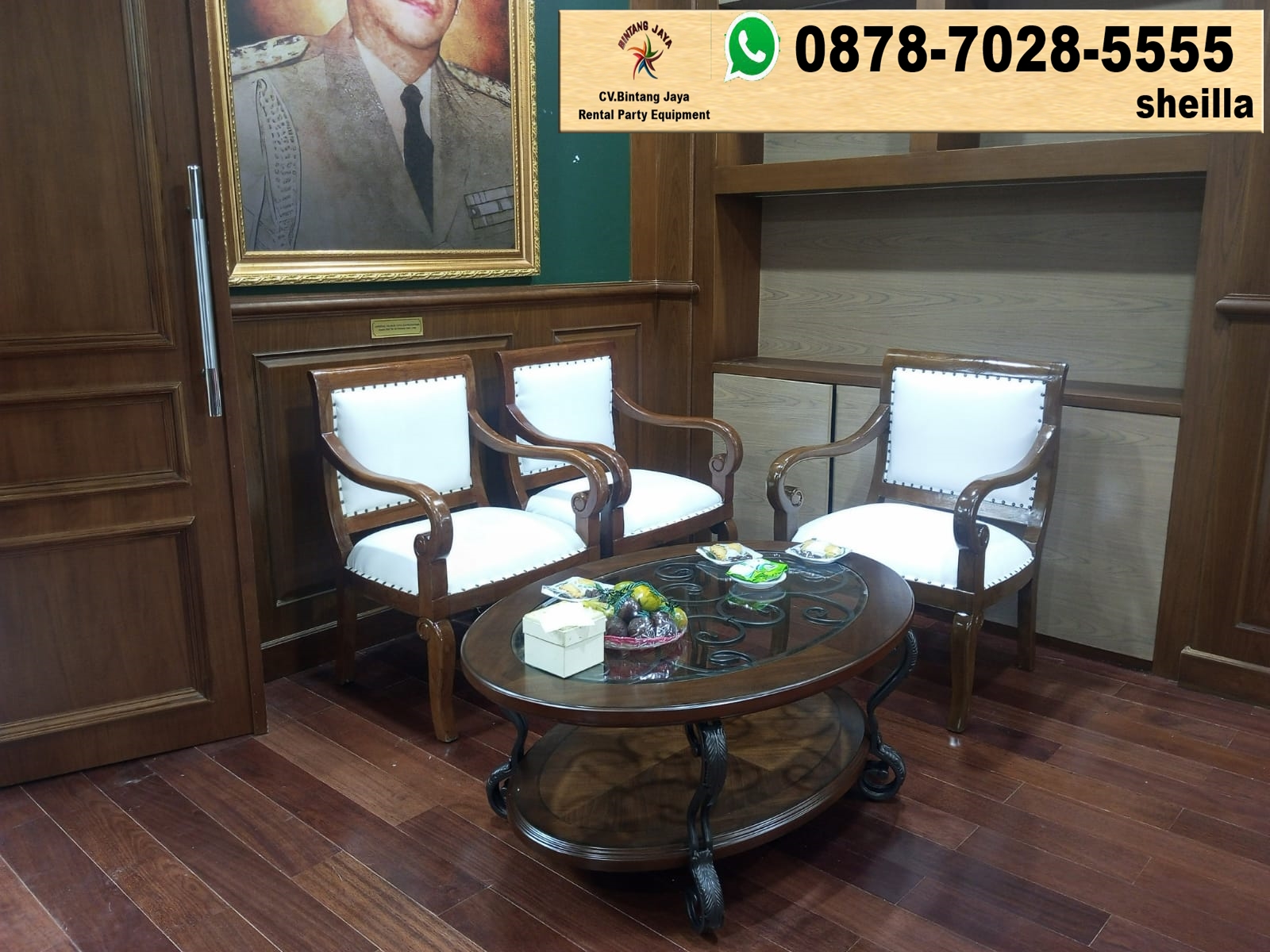 Pusat persewaan terlengkap kursi VIP Jokowi Bogor