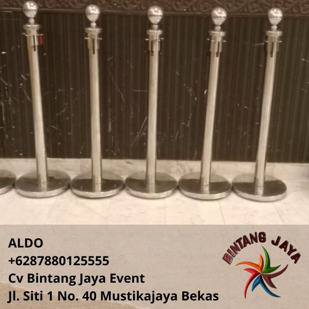 Sewa Tiang Antrian Berkualitas Terbaru 2024 bekasi