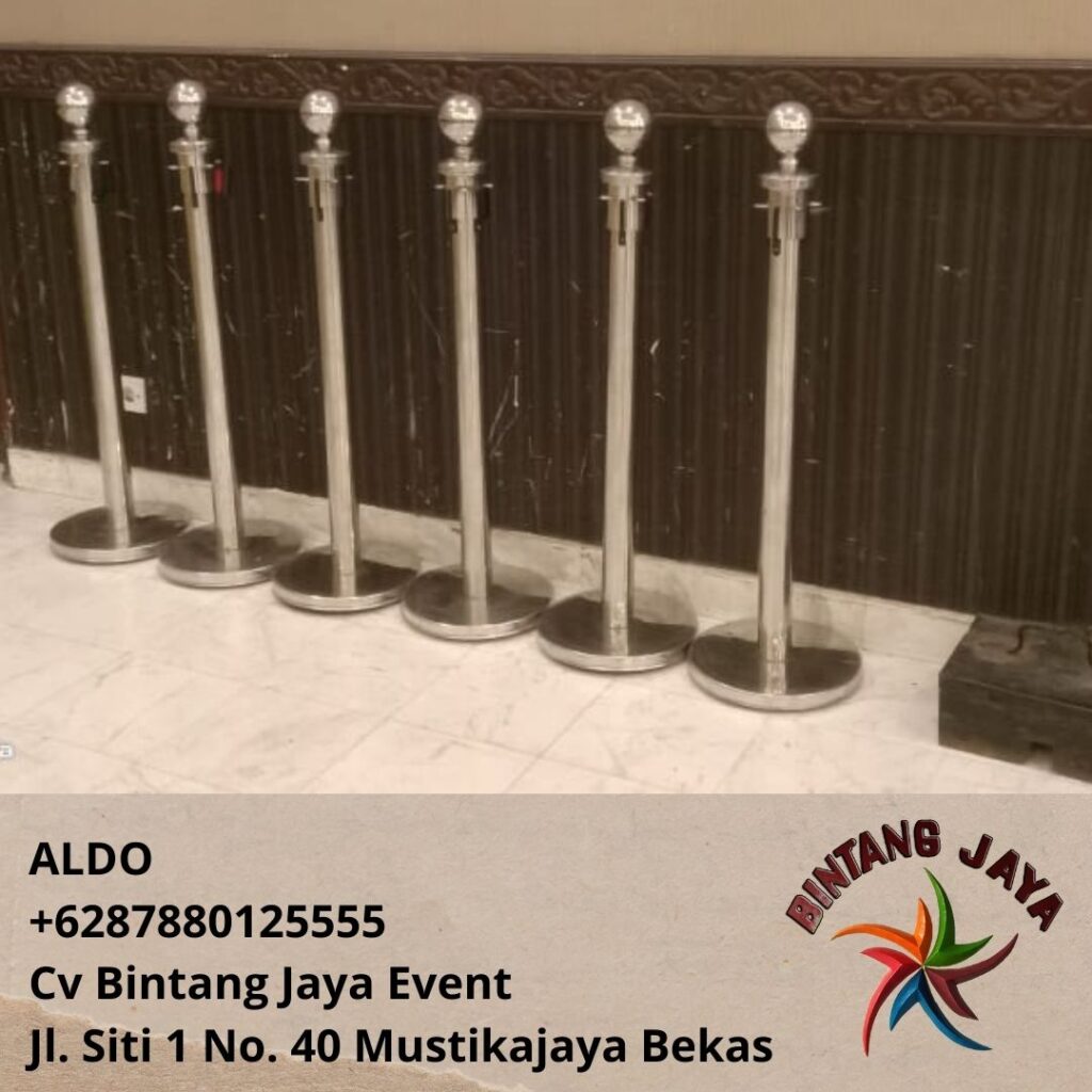 Sewa Tiang Antrian Berkualitas Terbaru 2024 bekasi