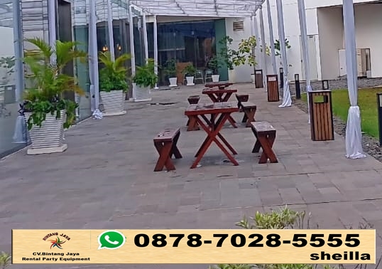 Sewa kursi dan meja taman extra Jakarta harga terbaru 2024