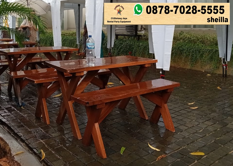 Sewa kursi dan meja taman extra Jakarta harga terbaru 2024