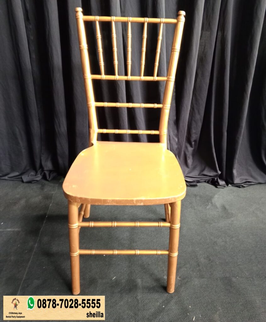 Jasa layanan sewa kursi tiffany kayu Tambun Bekasi