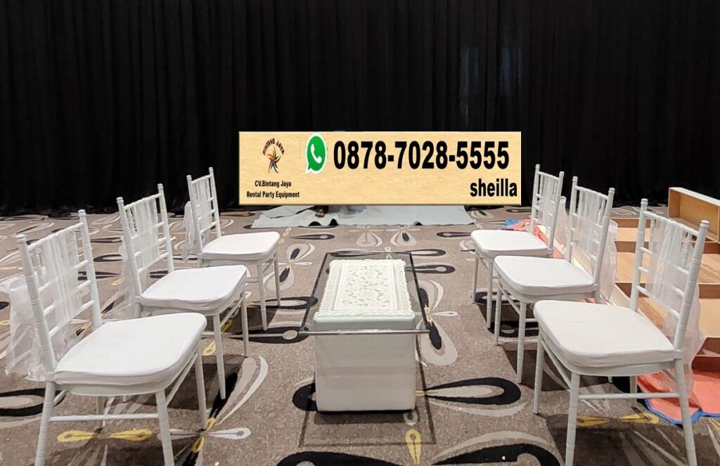 Layanan sewa kursi tiffany kayu top quality Bekasi
