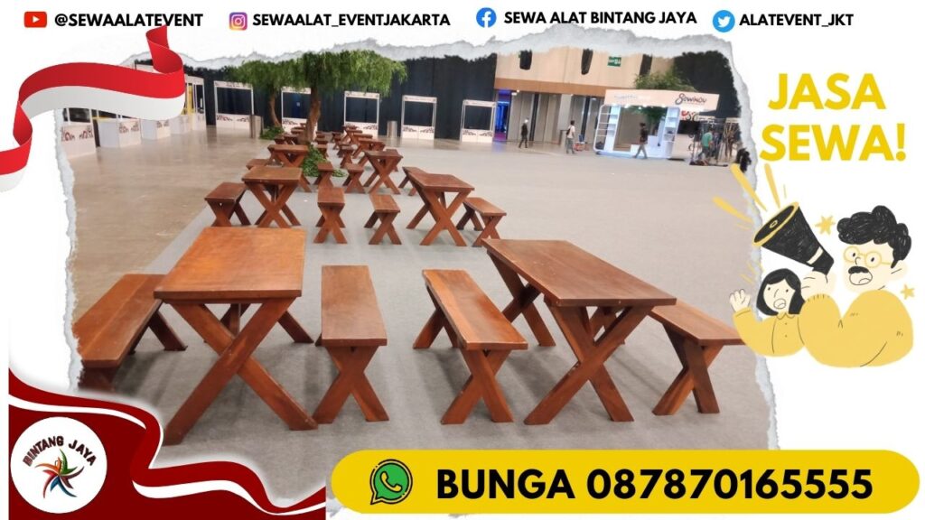 SEWA MEJA TAMAN DESAIN XTRA KUAT DAN KOKOH DI CIKARANG