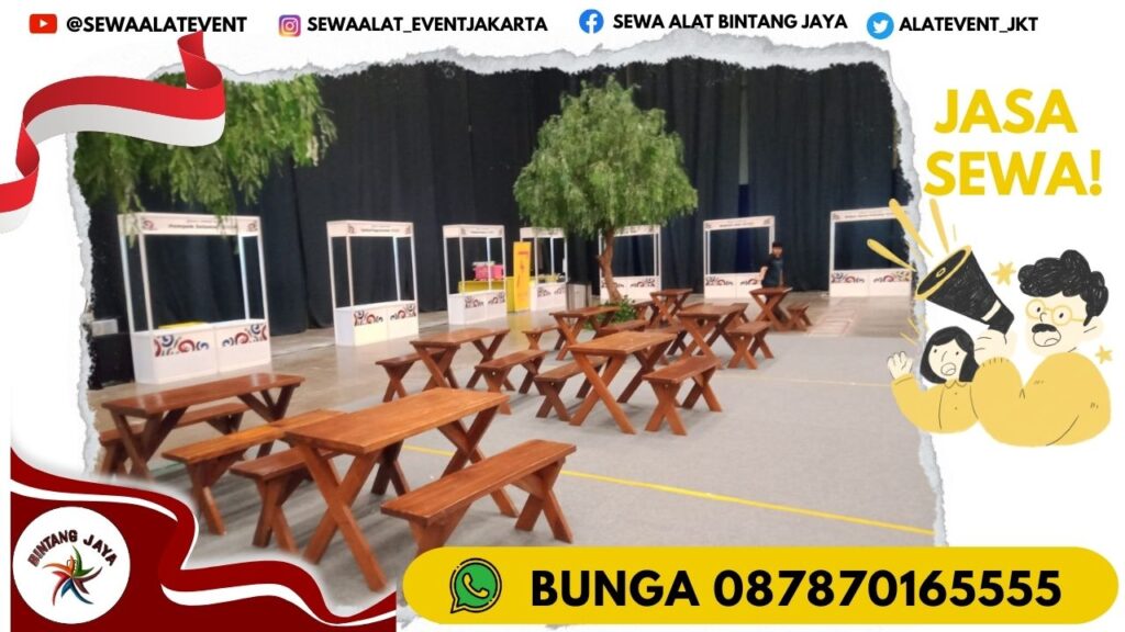 SEWA MEJA TAMAN DESAIN XTRA KUAT DAN KOKOH DI CIKARANG