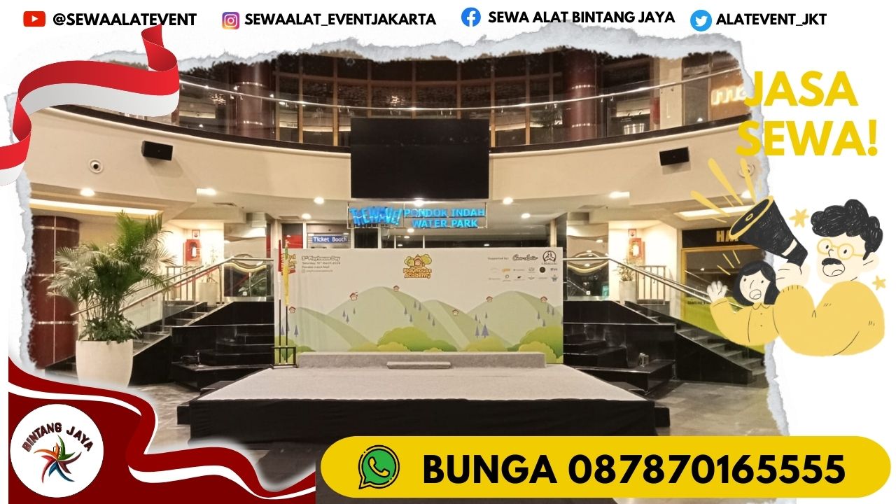 SEWA PANGGUNG PORTABLE SIAP PASANG HARGA SEWA TERJANGKAU DI CIKARANG