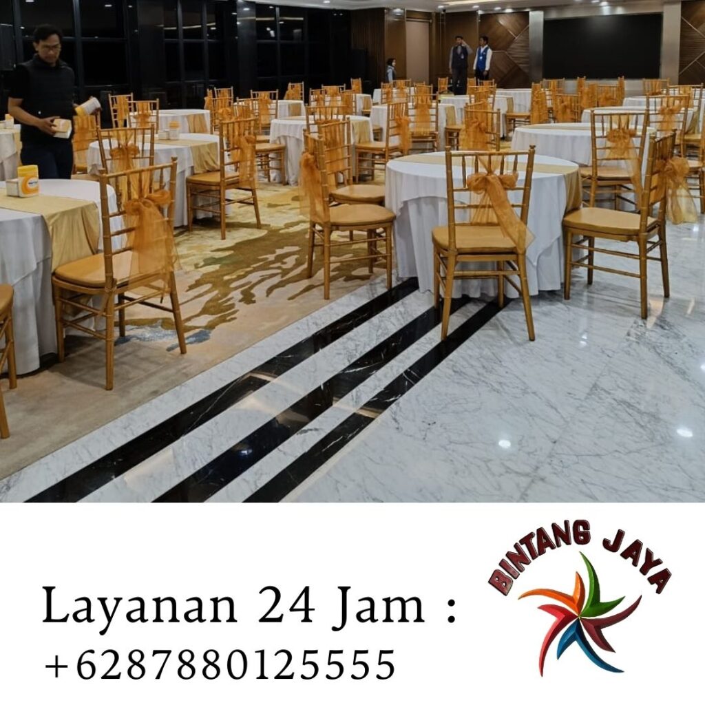Sewa Kursi Tiffani & Meja Wilayah Jakarta Pusat