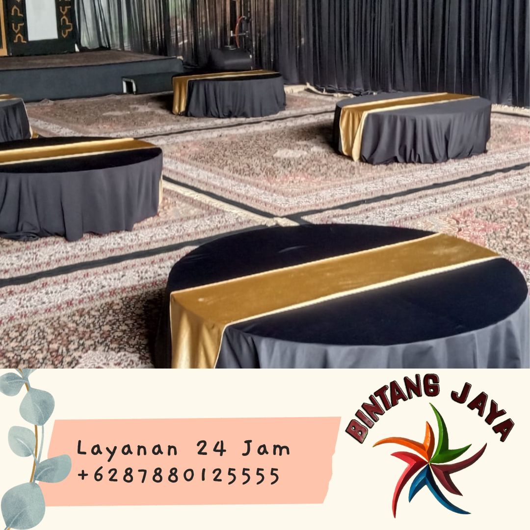 Sewa Meja Lesehan Bundar Wilayah Jakarta Pusat