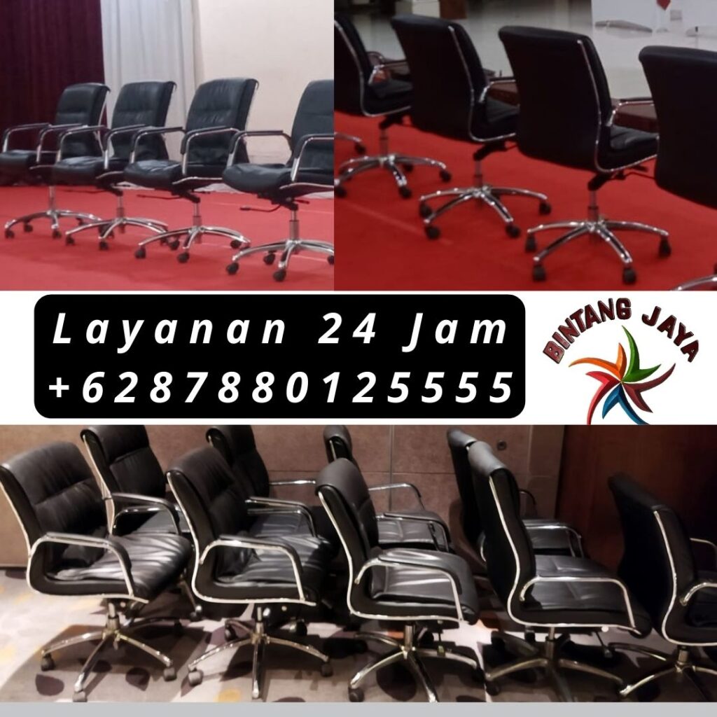 Menyewakan Kursi Direksi Kaki Putar Elegan Area Tangerang Kota
