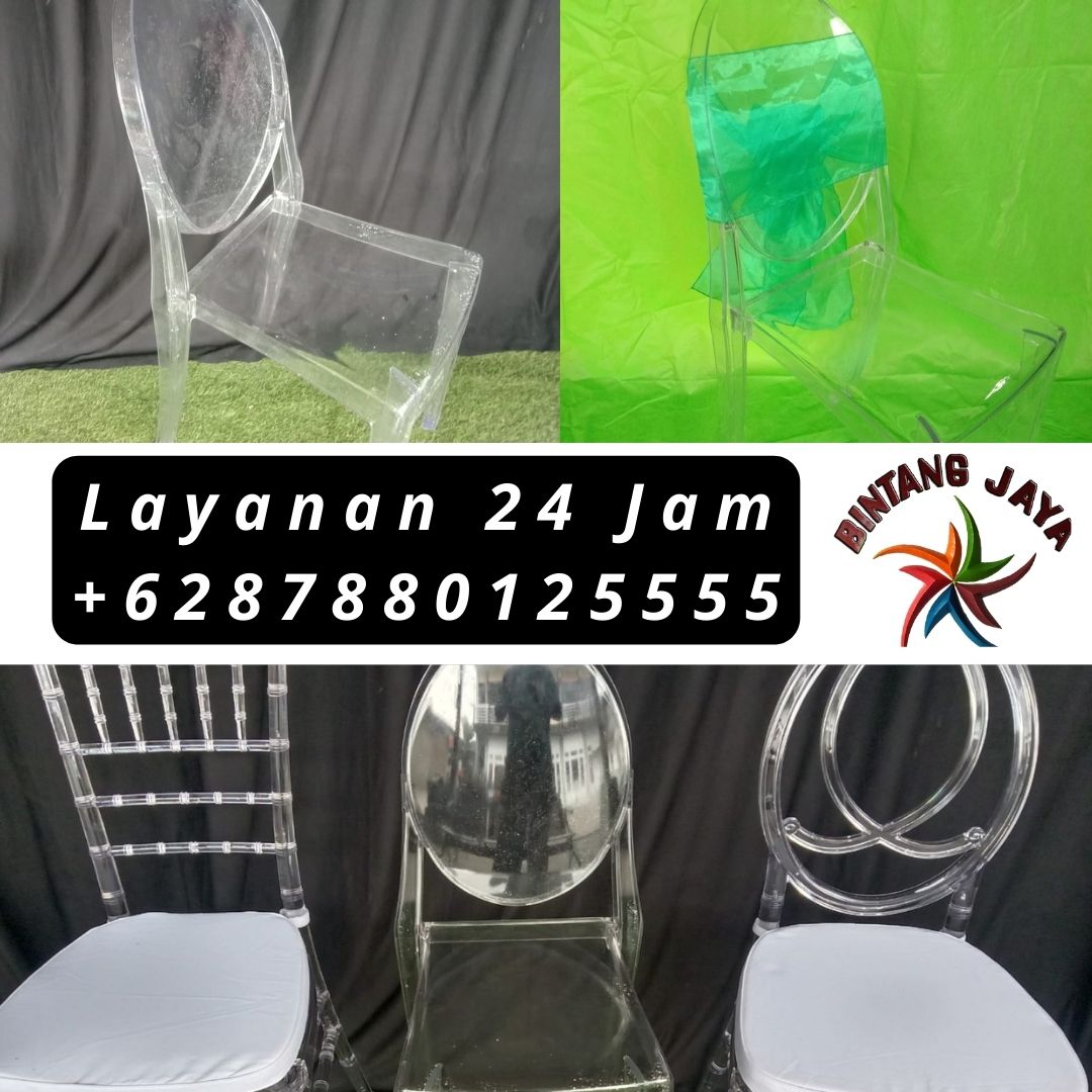 Menyewakan Kursi Ghost Acrylic Bening Area Jakarta Selatan