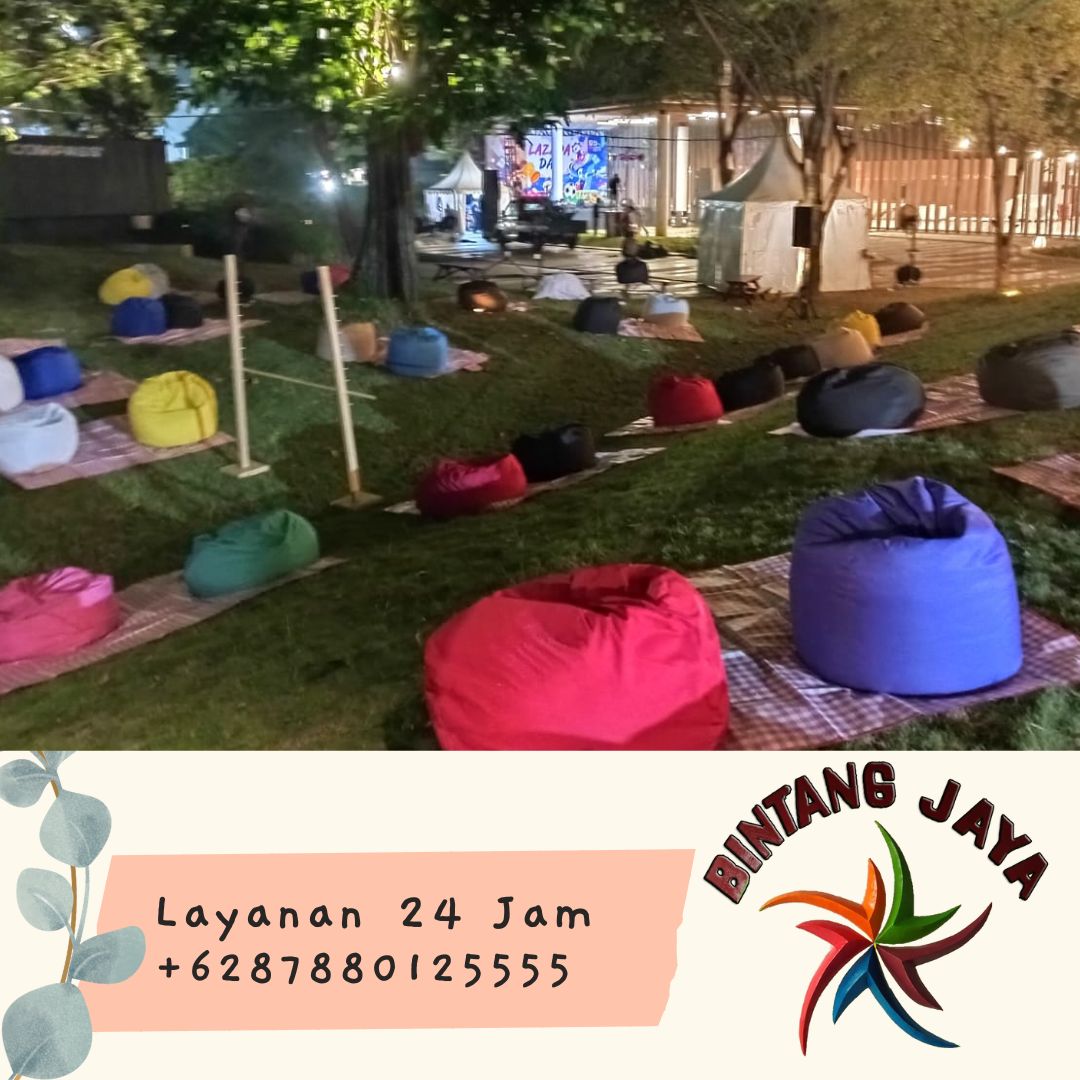 Pusat Sewa Bean Beg Warna Warni Harga Hemat Area Bogor Kota