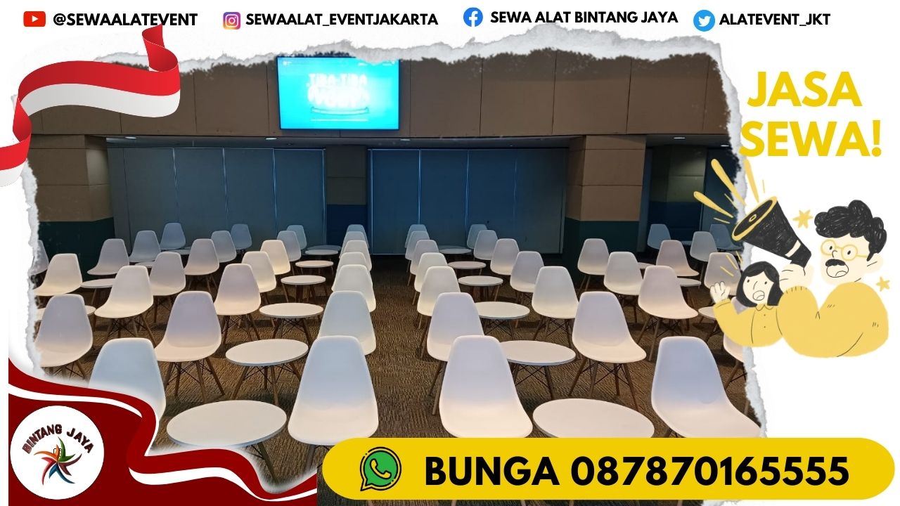 SEWA KURSI SCRAMBLE DESAIN MEWAH SIAP ANTAR KARAWACI TANGERANG
