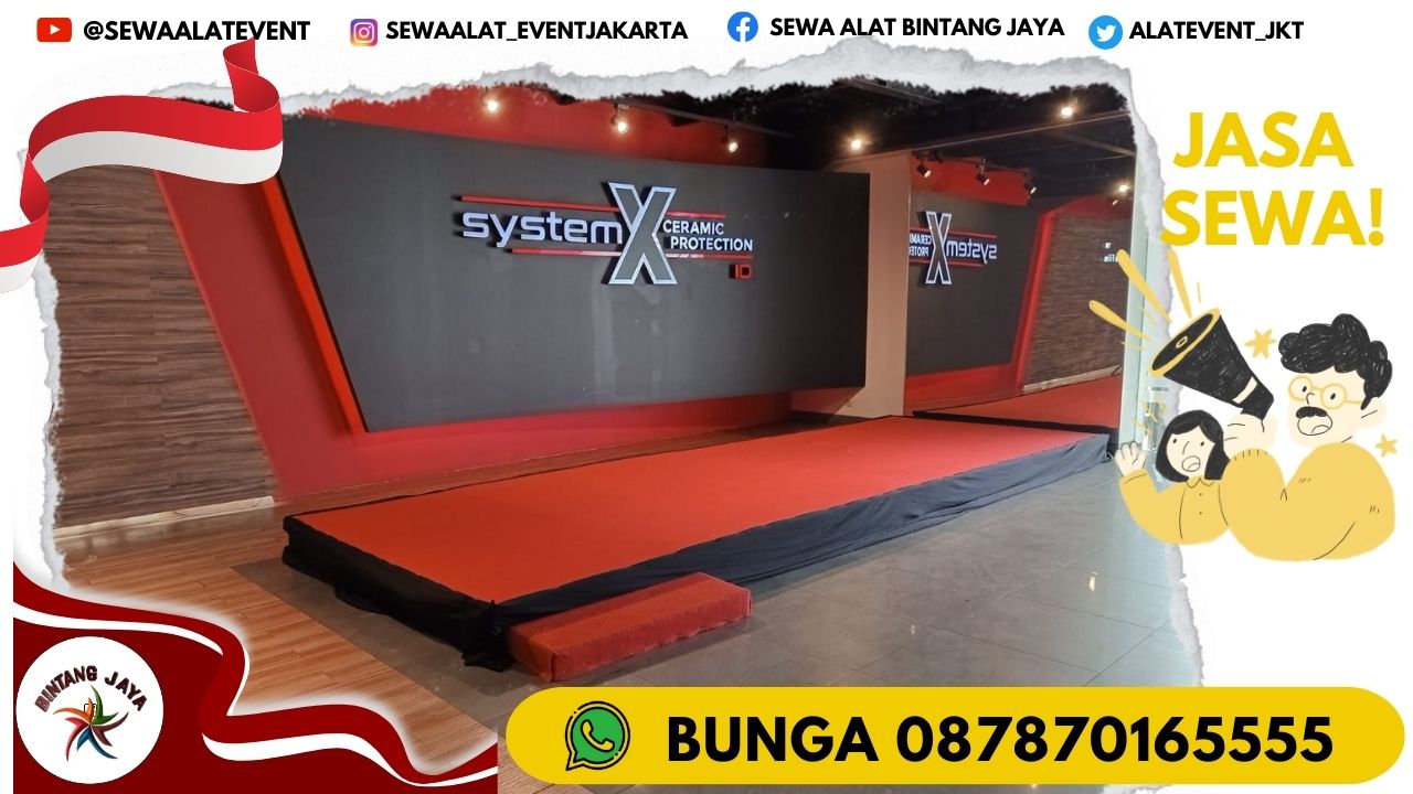 JASA SEWA PANGGUNG PORTABLE SERANG BARU BEKASI