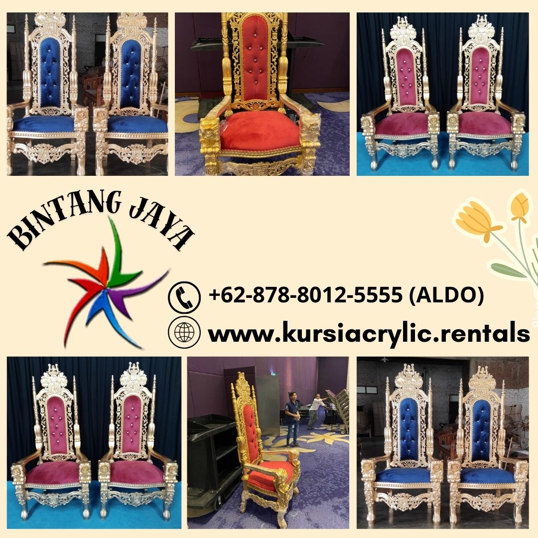 Disewakan Kursi Futura Tahta Kerajaan Stok Melimpah Purwakarta