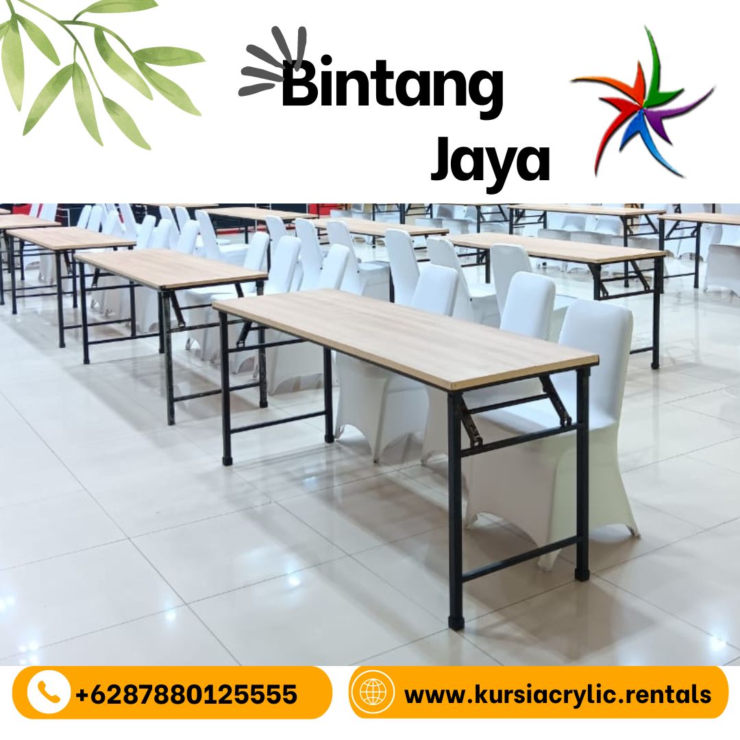 Rental Meja Rapat Event RUPS Jakarta