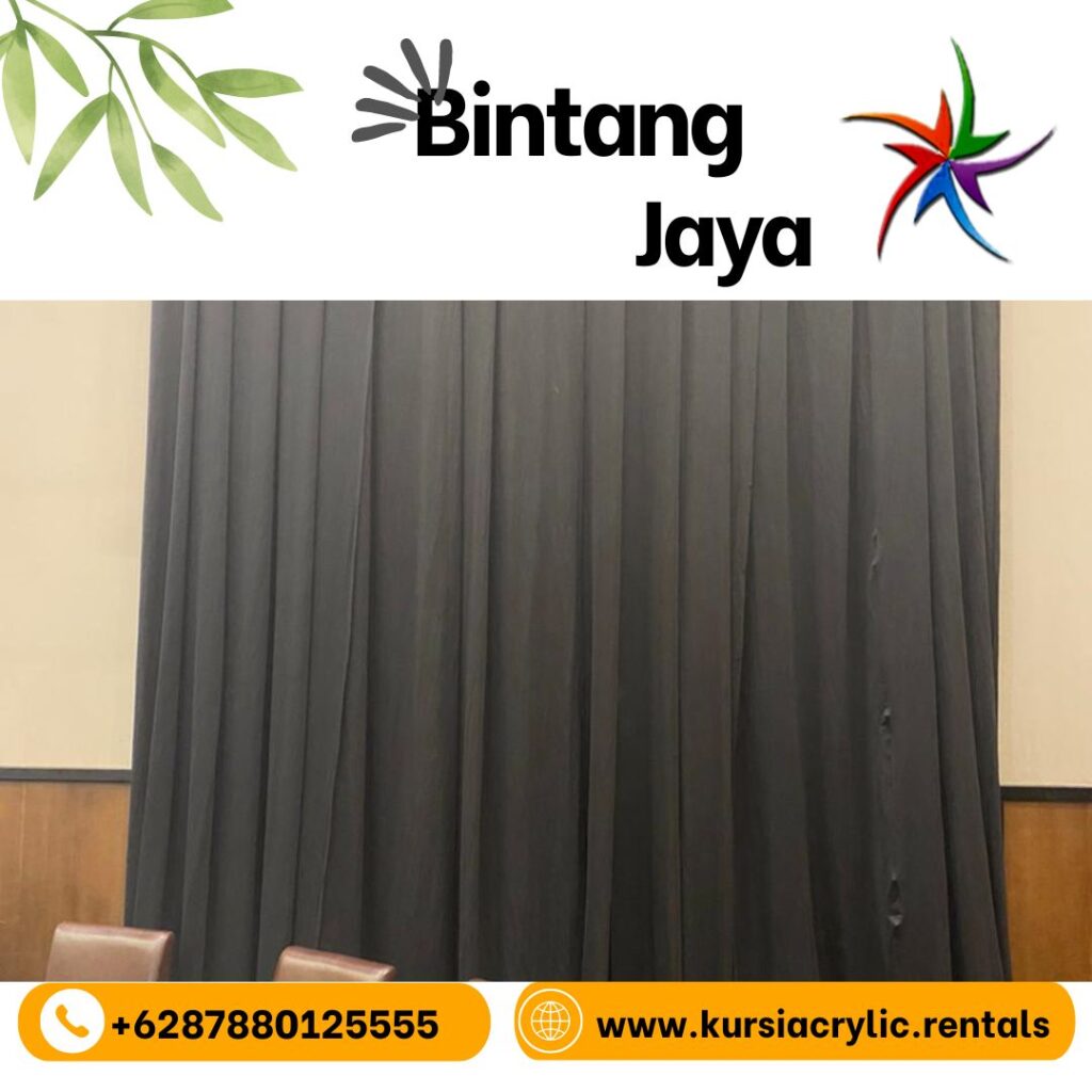 Rental Tirai Hitam Lotto Ice BSD Tangerang