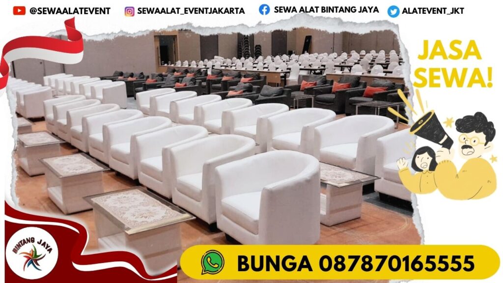 SEWA SOFA TYPE OVAL DAN KOTAK AREA JAKARTA