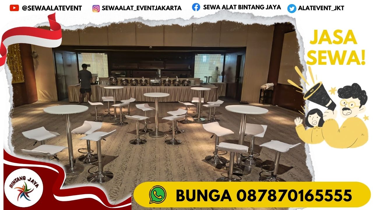 SEWA KURSI BARSTOOL SET MEJA JAKARTA